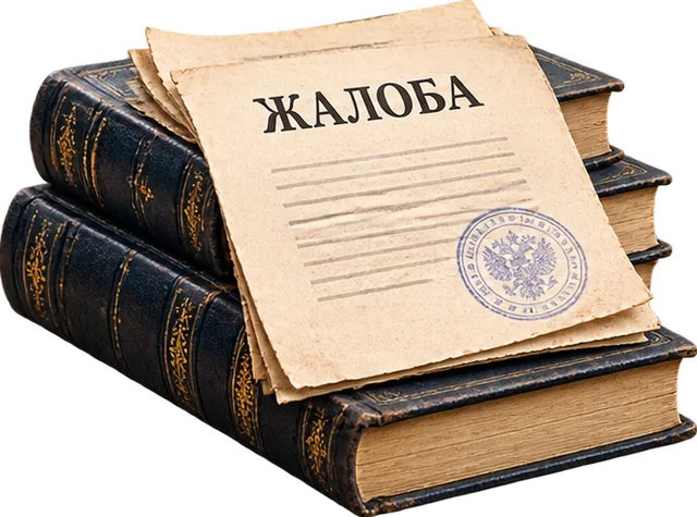 Жалоба со штампом о приёме